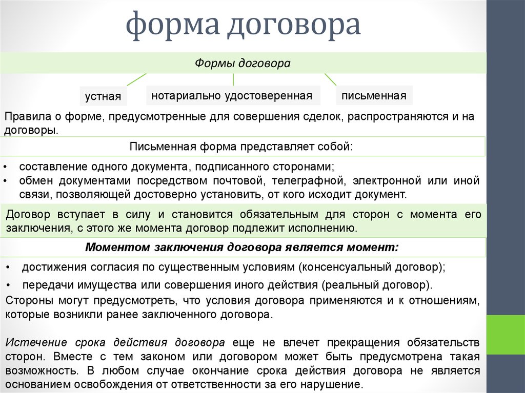 Отличие договора от соглашения в гражданском праве