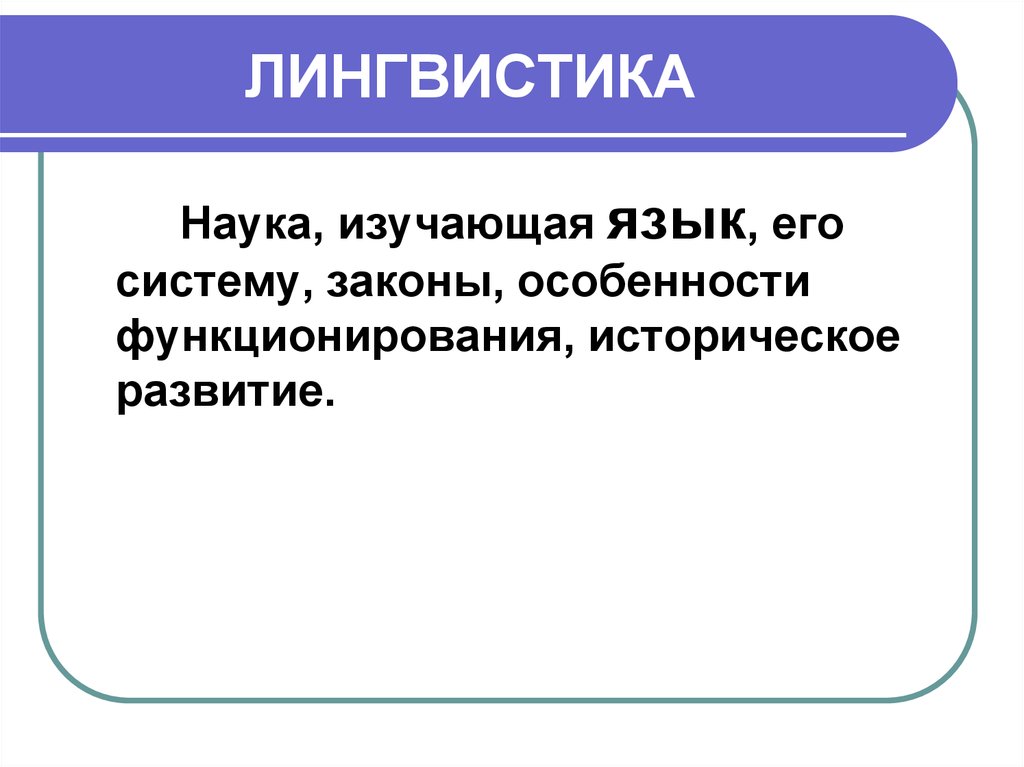 Филология и лингвистика: разница