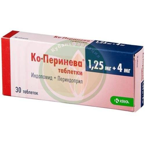 Перинева — таблетки от повышенного давления