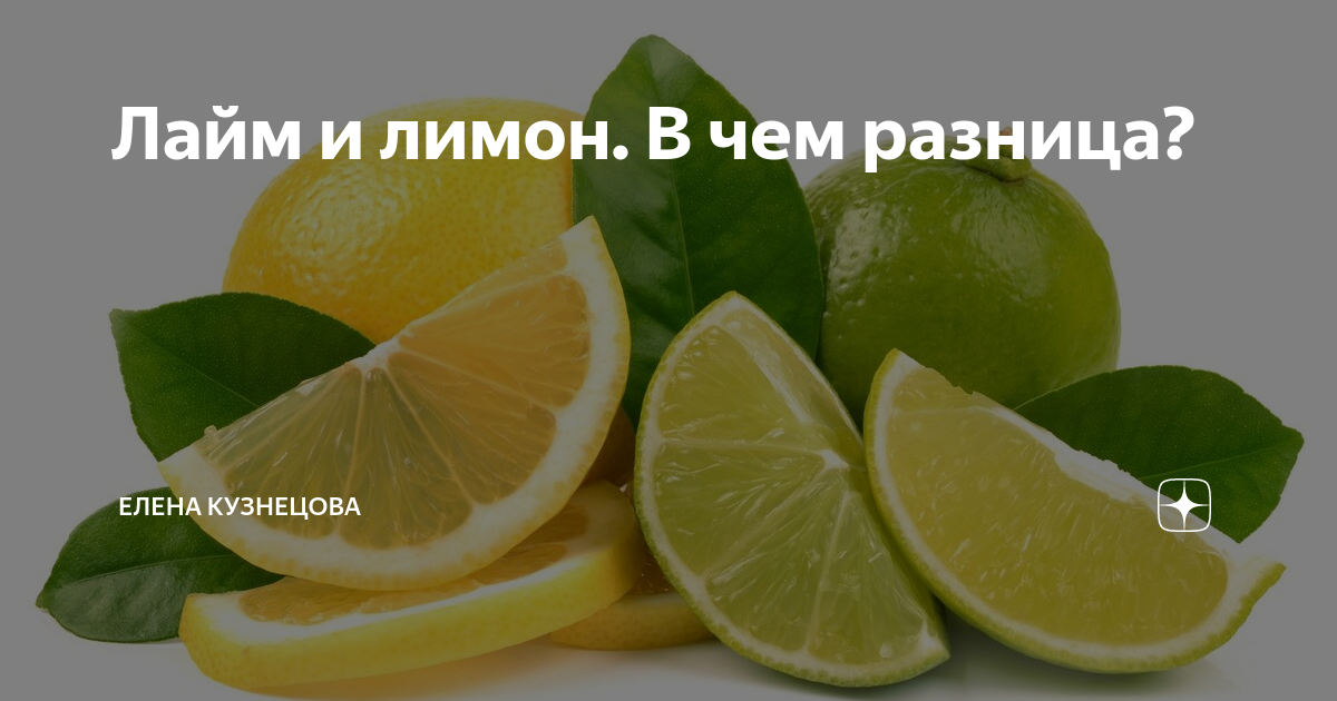 Чем отличается лайм от лимона