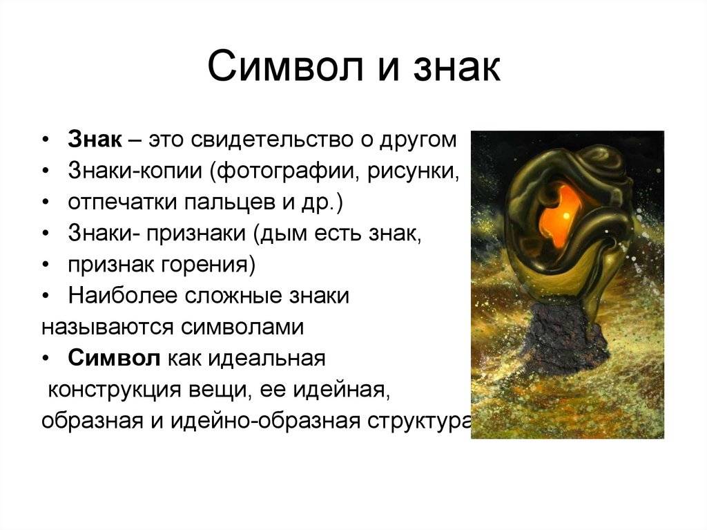 Что такое знак и символ?