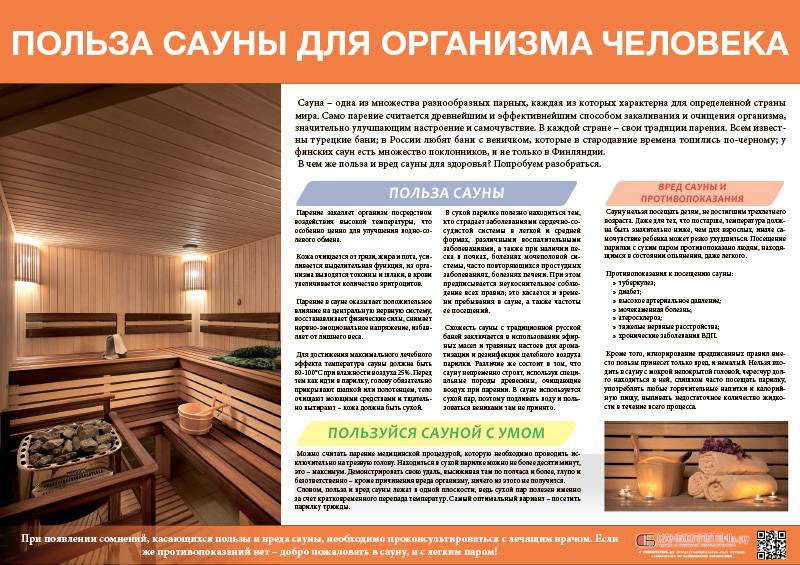 Сауна (финская баня) - как часто ходить, похудение, противопоказания, принадлежности