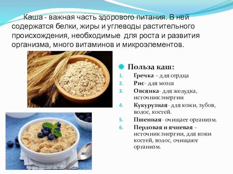 Какая каша полезней? список видов каш, польза и недостатки.