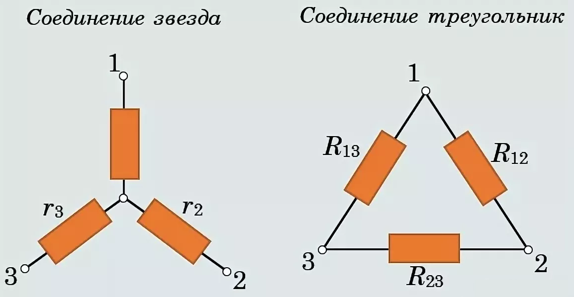 Подключение звезда и треугольник – в чем разница?