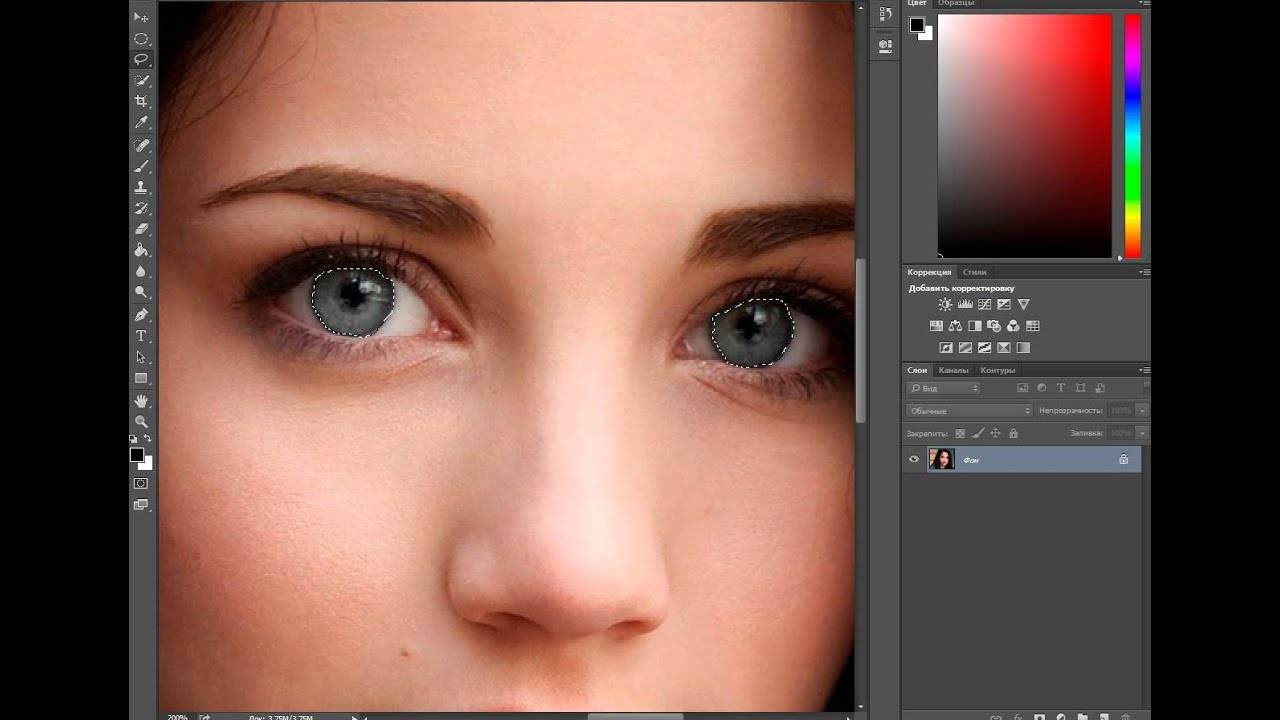 Как убрать эффект красных глаз с помощью adobe photoshop? | mydiv