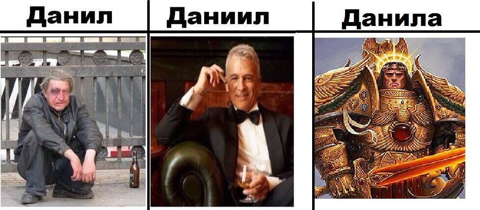 Чем отличается имя данил от имени даниил