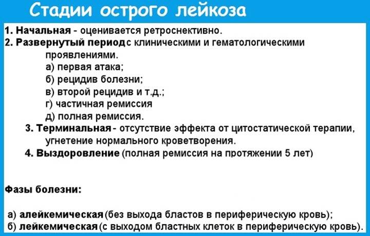Типы лейкемии: разбираем основные разновидности