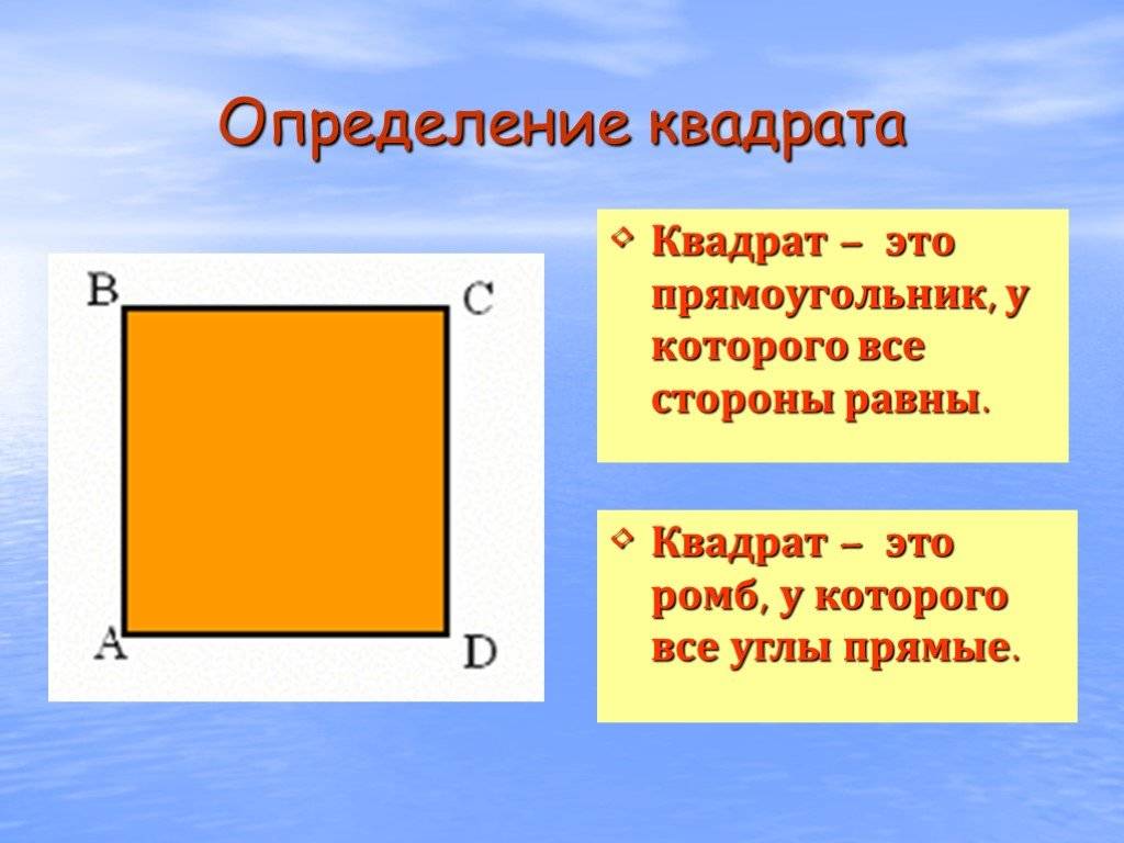 Квадрат или прямоугольник: разница и сходства