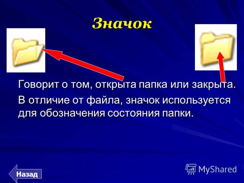 Папки и файлы