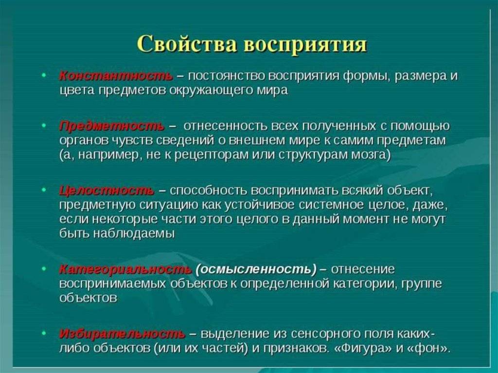 В чем разница между восприятием и ощущением | в чем разница