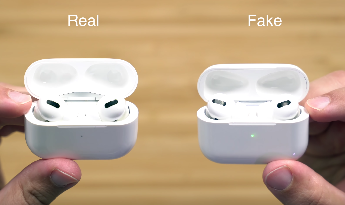 Как отличить оригинальные airpods pro от реплики