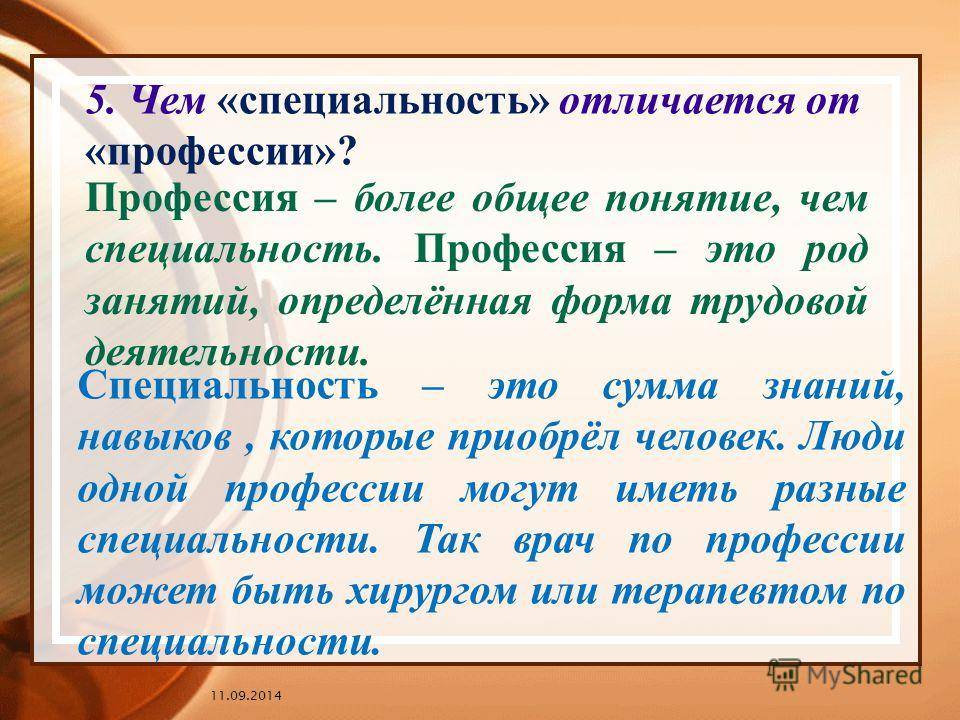 Должность, профессия, специальность… | отличия в понятиях
