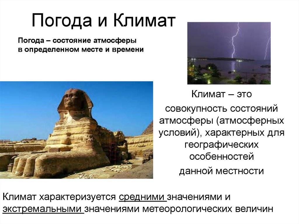 Погода и климат