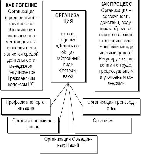 Учреждение и организация в чем разница