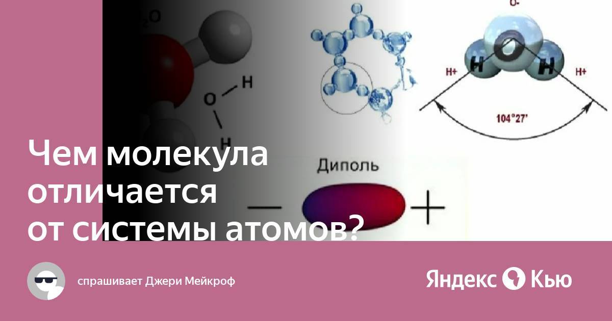 Чем похожи атомы и молекулы
