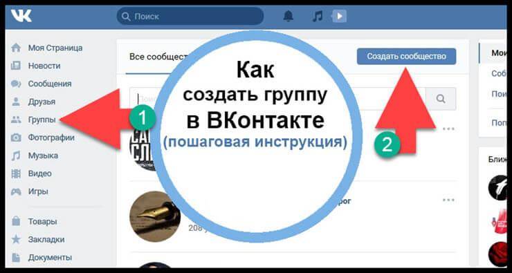 Как создать группу вк самому и заработать - пошаговая инструкция