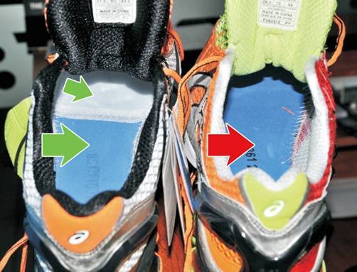 Как отличить асикс от подделки. как отличить оригинальные asics? update: мы разрезали эти кроссовки и посмотрели из чего состоит подошва