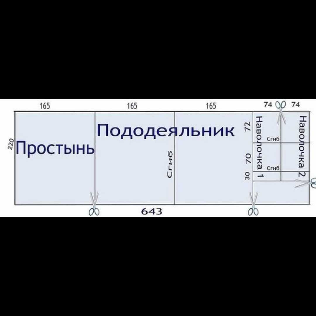 Как сшить постельное бельё своими руками