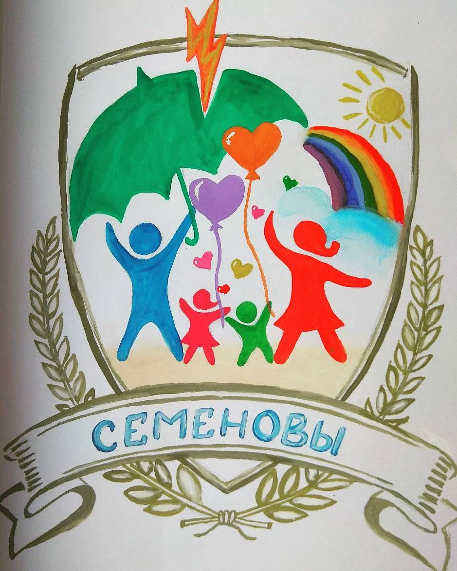 Герб семьи для детского сада и школы: шаблоны, образцы, рисунки