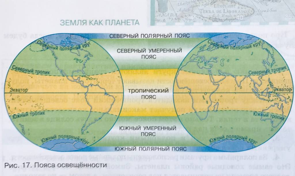 Чем пояса освещённости отличаются друг от друга? - univerkov - образовательный сайт