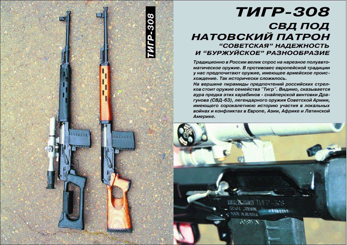 Разница между СВД и Тигром